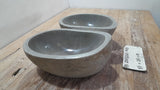Handmade Natural Oval River Stone  Bathroom Basin TWIN SETS A & B RS 25072021