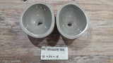 Handmade Natural Oval River Stone  Bathroom Basin TWIN SETS A & B RS 25072024