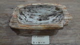 Natural Handmade Petrified Wood Basin - FSN 2507202