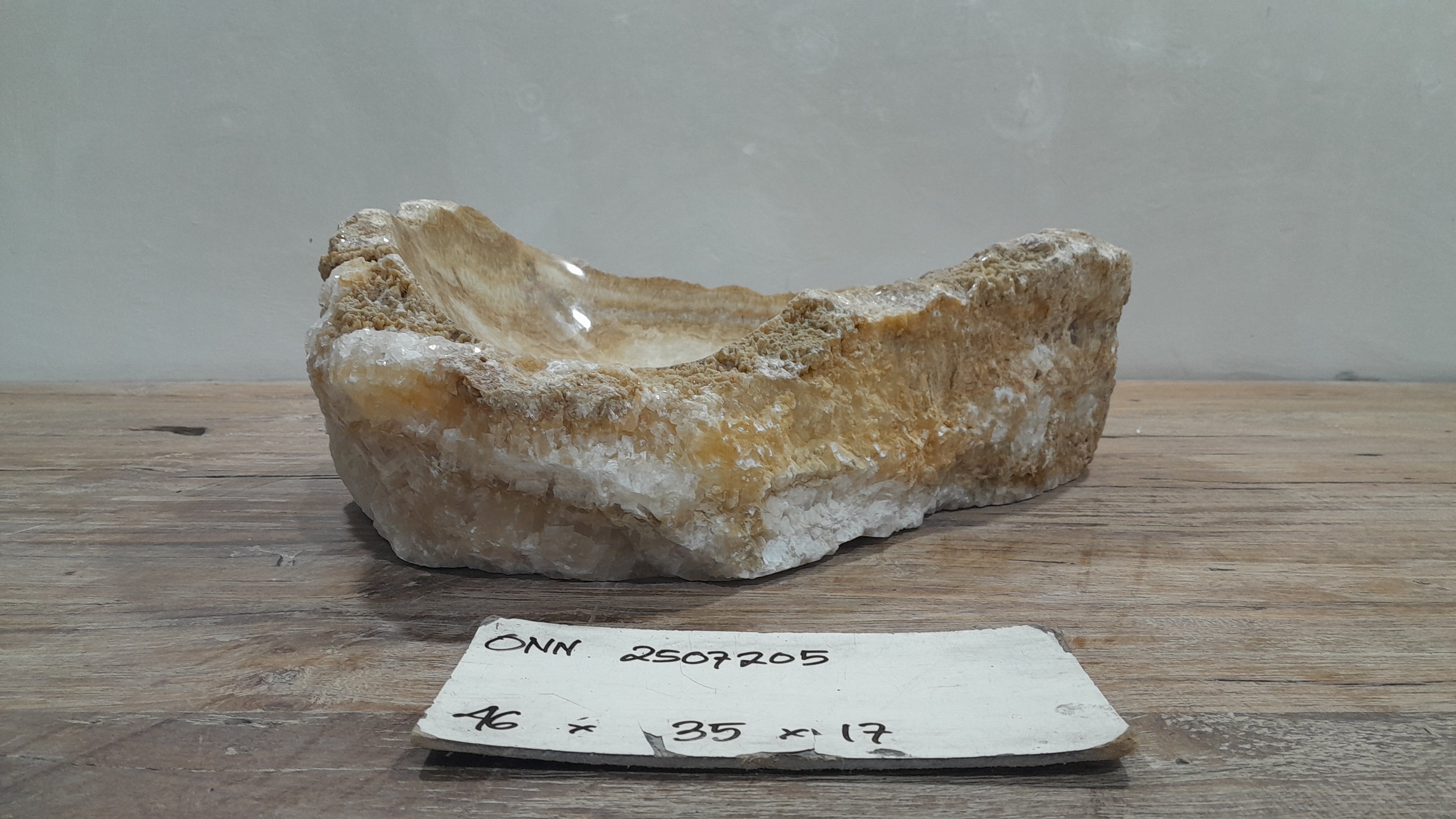 Natural Handmade Onyx Stone Bathroom Basin - ONN 2507205