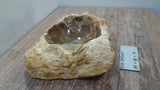 Natural Handmade Petrified Wood Basin - FSN 2507205