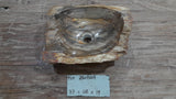 Natural Handmade Petrified Wood Basin - FSN 2507207