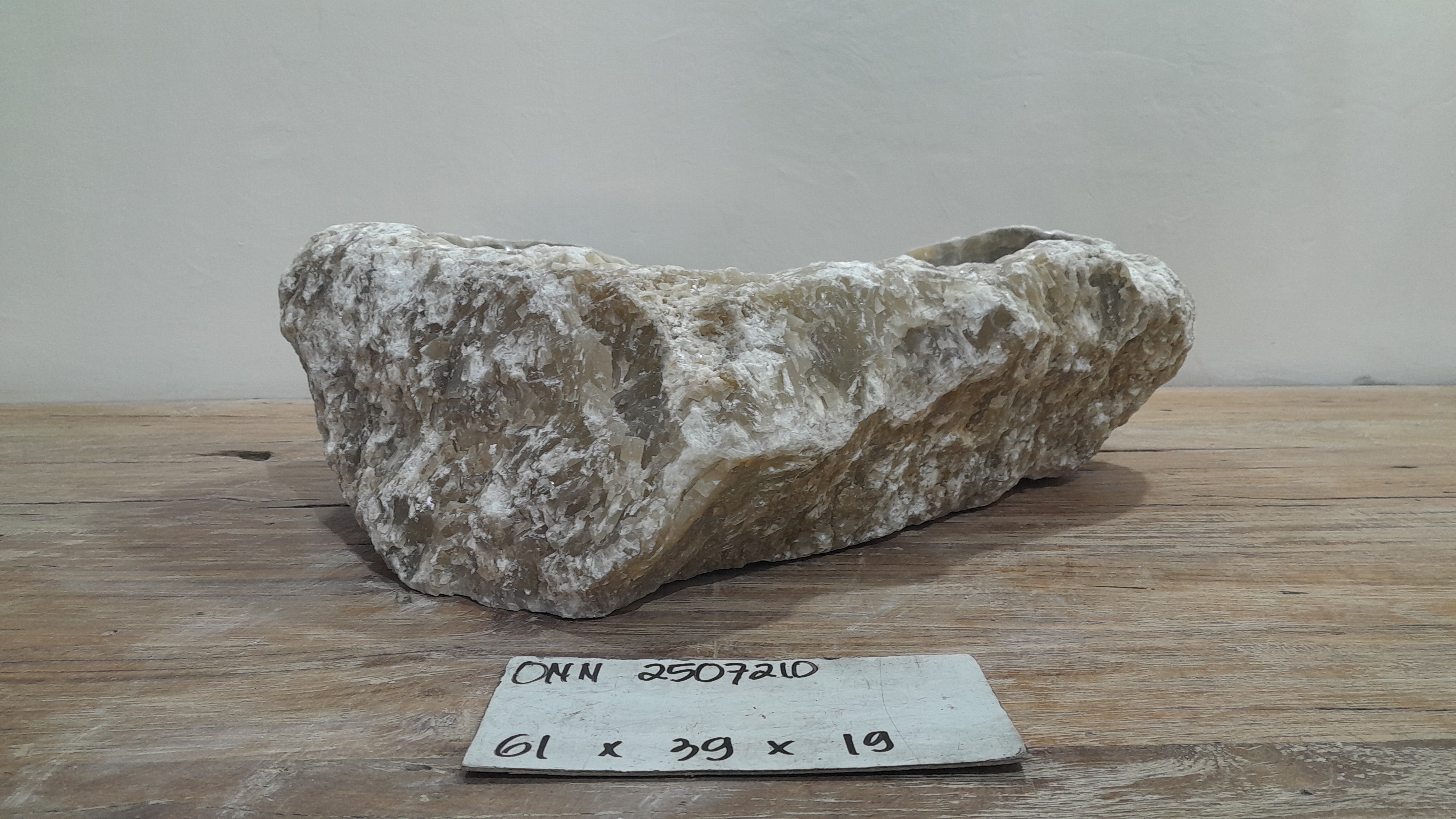 Natural Handmade Onyx Stone Bathroom Basin - ONN 2507210