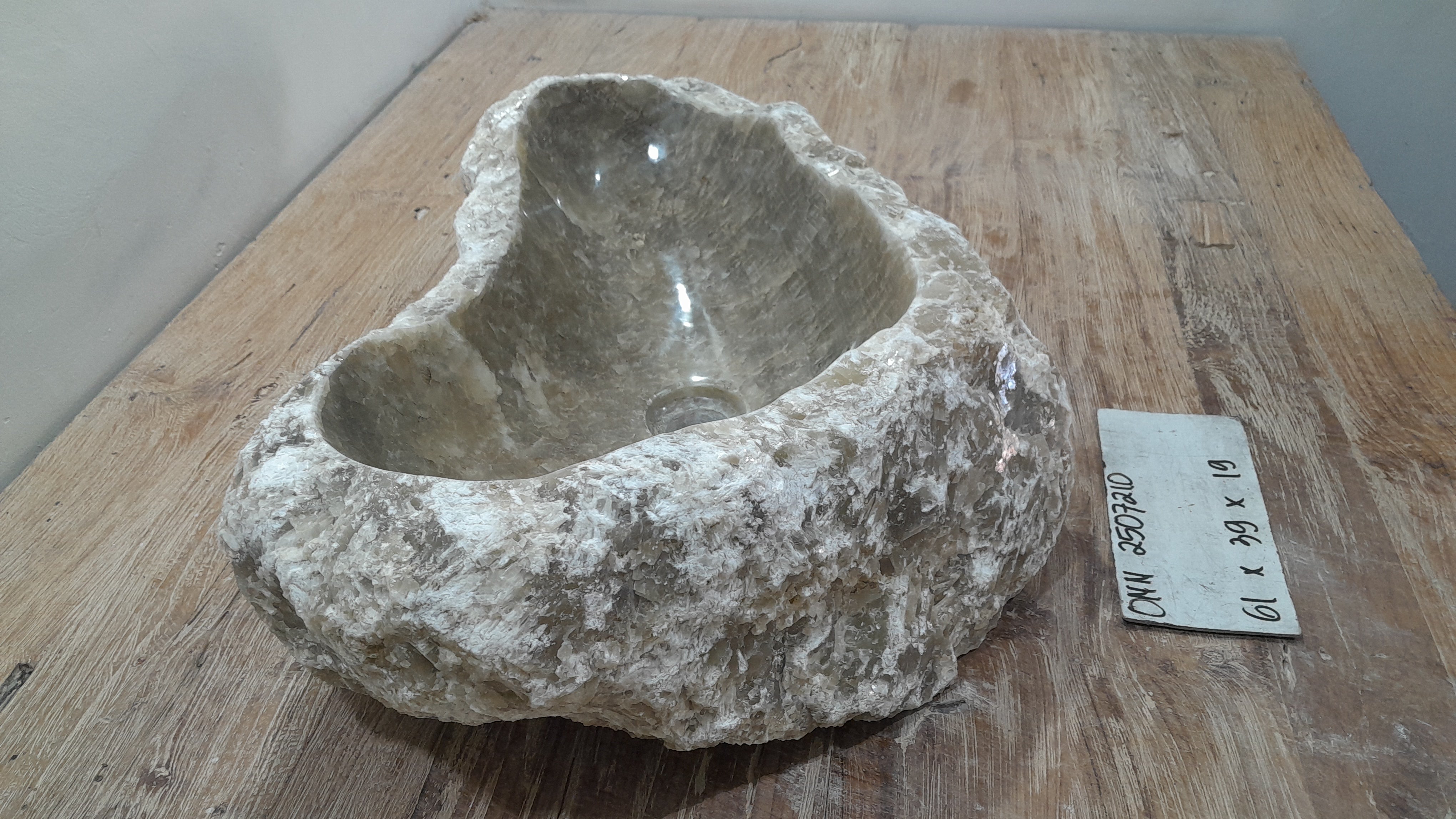 Natural Handmade Onyx Stone Bathroom Basin - ONN 2507210