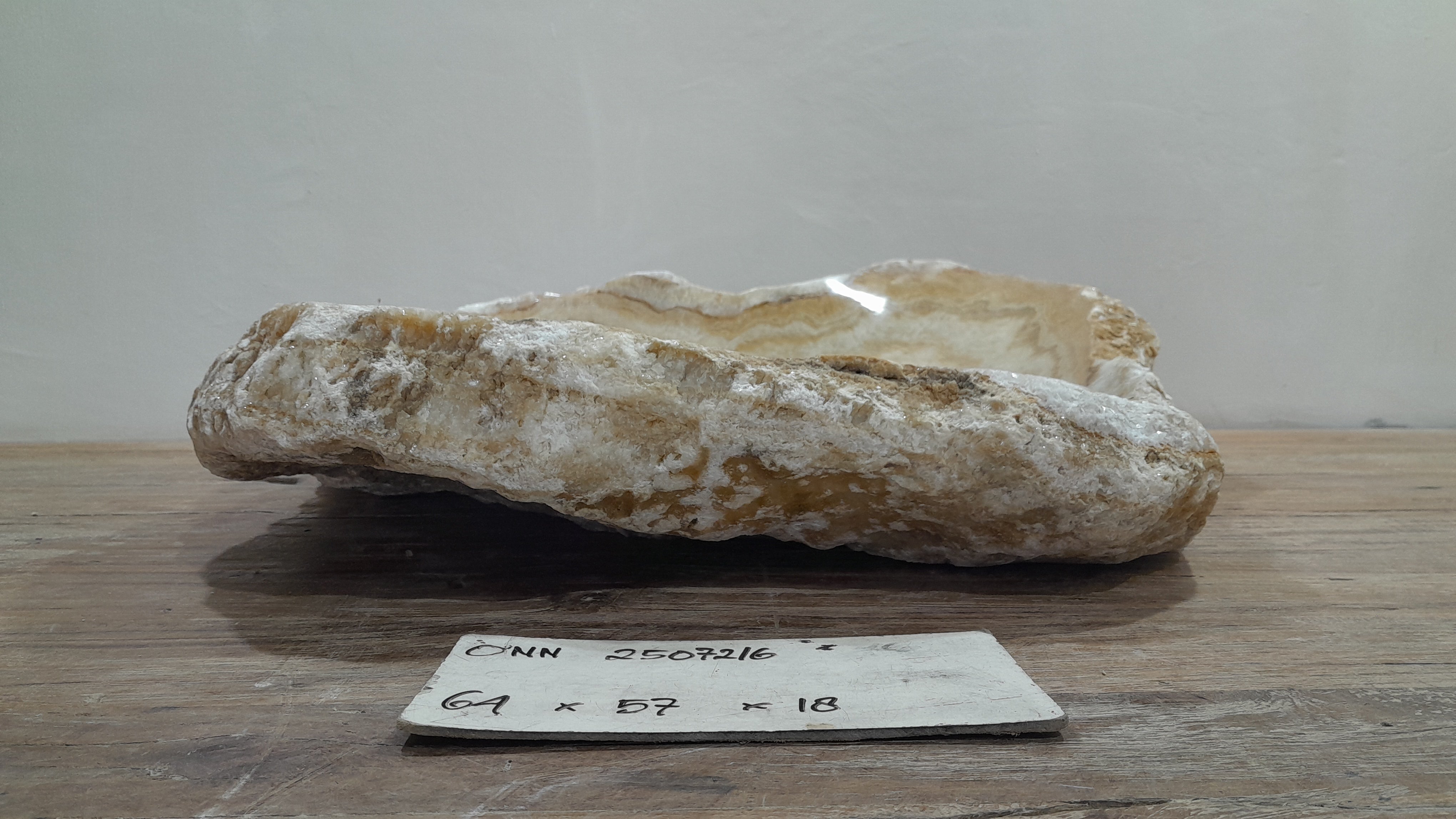 Natural Handmade Onyx Stone Bathroom Basin - ONN 2507216