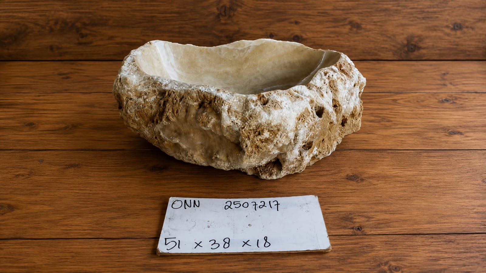 Natural Handmade Onyx Stone Bathroom Basin - ONN 2507217