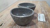 Handmade Natural Oval River Stone  Bathroom Basin TWIN SETS A & B RS 25072027