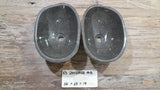 Handmade Natural Oval River Stone  Bathroom Basin TWIN SETS A & B RS 25072028