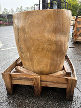 Natural Handmade Onyx Stone Planter Pot - 240902