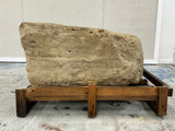 Hand Chiselled Limestone Planter Pot - 240902 - 86x86x47cm