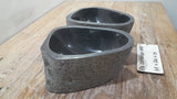 Handmade Natural Oval River Stone  Bathroom Basin TWIN SETS A & B RS 25072030