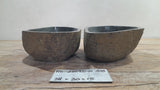 Handmade Natural Oval River Stone  Bathroom Basin TWIN SETS A & B RS 25072031