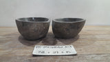 Handmade Natural Oval River Stone  Bathroom Basin TWIN SETS A & B RS 25072032