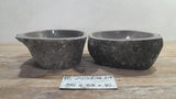 Handmade Natural Oval River Stone  Bathroom Basin TWIN SETS A & B RS 25072036