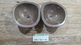 Handmade Natural Oval River Stone  Bathroom Basin TWIN SETS A & B RS 25072042