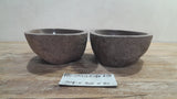 Handmade Natural Oval River Stone  Bathroom Basin TWIN SETS A & B RS 25072042
