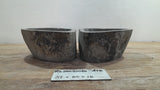 Handmade Natural Oval River Stone  Bathroom Basin TWIN SETS A & B RS 25072045