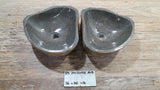 Handmade Natural Oval River Stone  Bathroom Basin TWIN SETS A & B RS 25072058