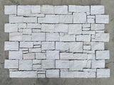 Natural Stone Wall Cladding Ledgestone - Sandstone White