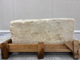 Hand Chiselled Limestone Planter Pot - 240923 - 65x47x29cm