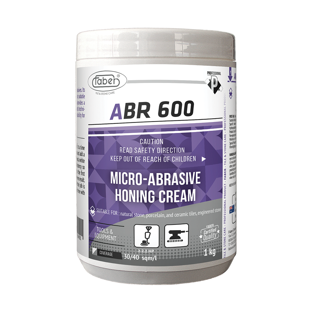Faber ABR 600 Multi-Surface Abrasive Restoration Cream – Scratch & Imperfection Remover for Stone & Porcelain