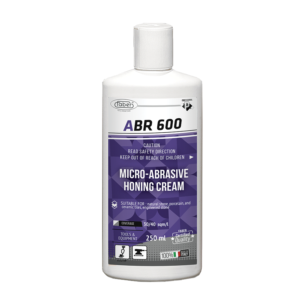 Faber ABR 600 Multi-Surface Abrasive Restoration Cream – Scratch & Imperfection Remover for Stone & Porcelain