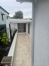 Travertine Cobblestone Driveway Paver - Loose or Mesh Back - Natural Stone - Classic Cream