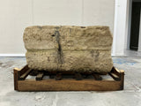 Hand Chiselled Limestone Planter Pot - 240902 - 86x86x47cm