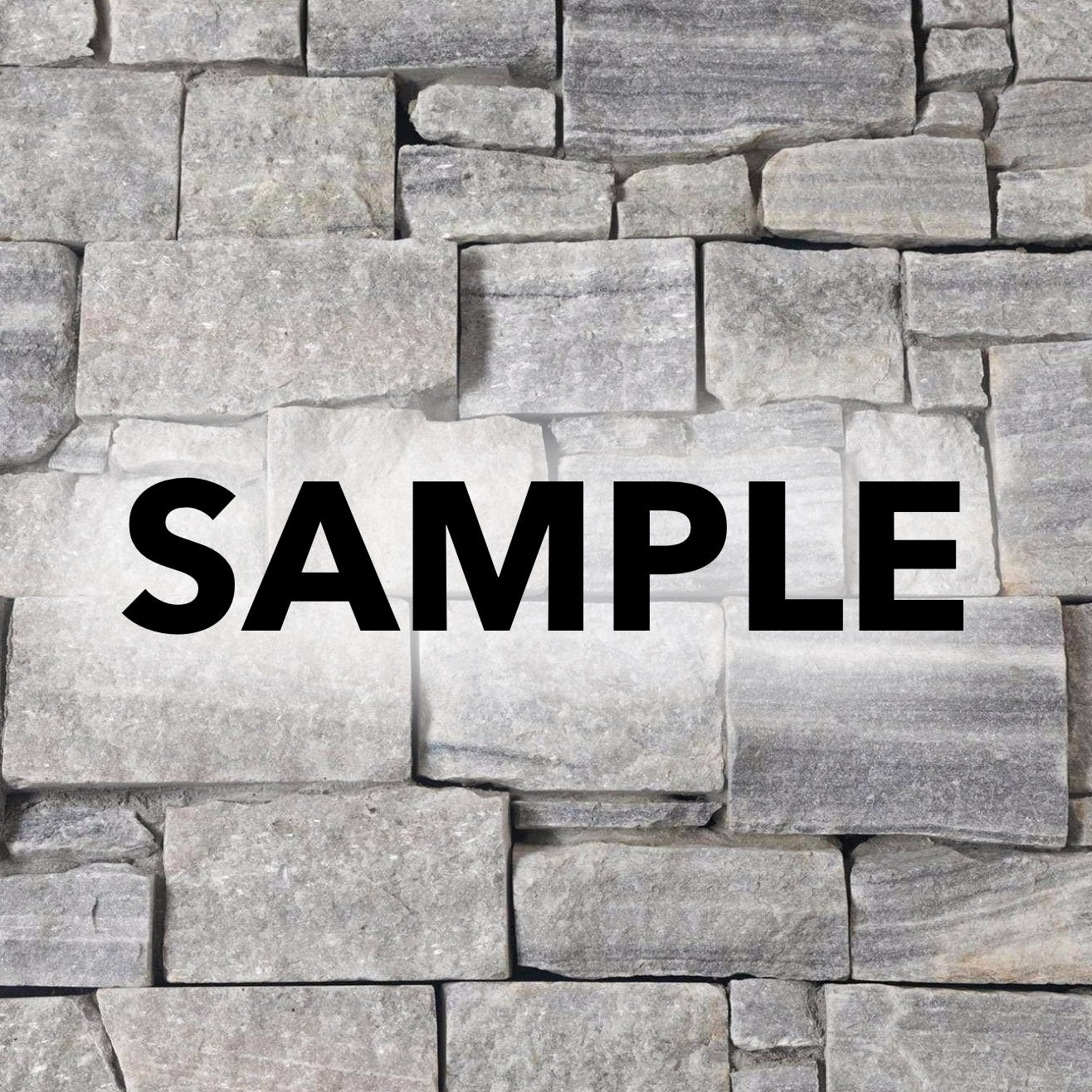 SAMPLE - Natural Stone Wall Cladding Ledgestone - Cloudy Grey