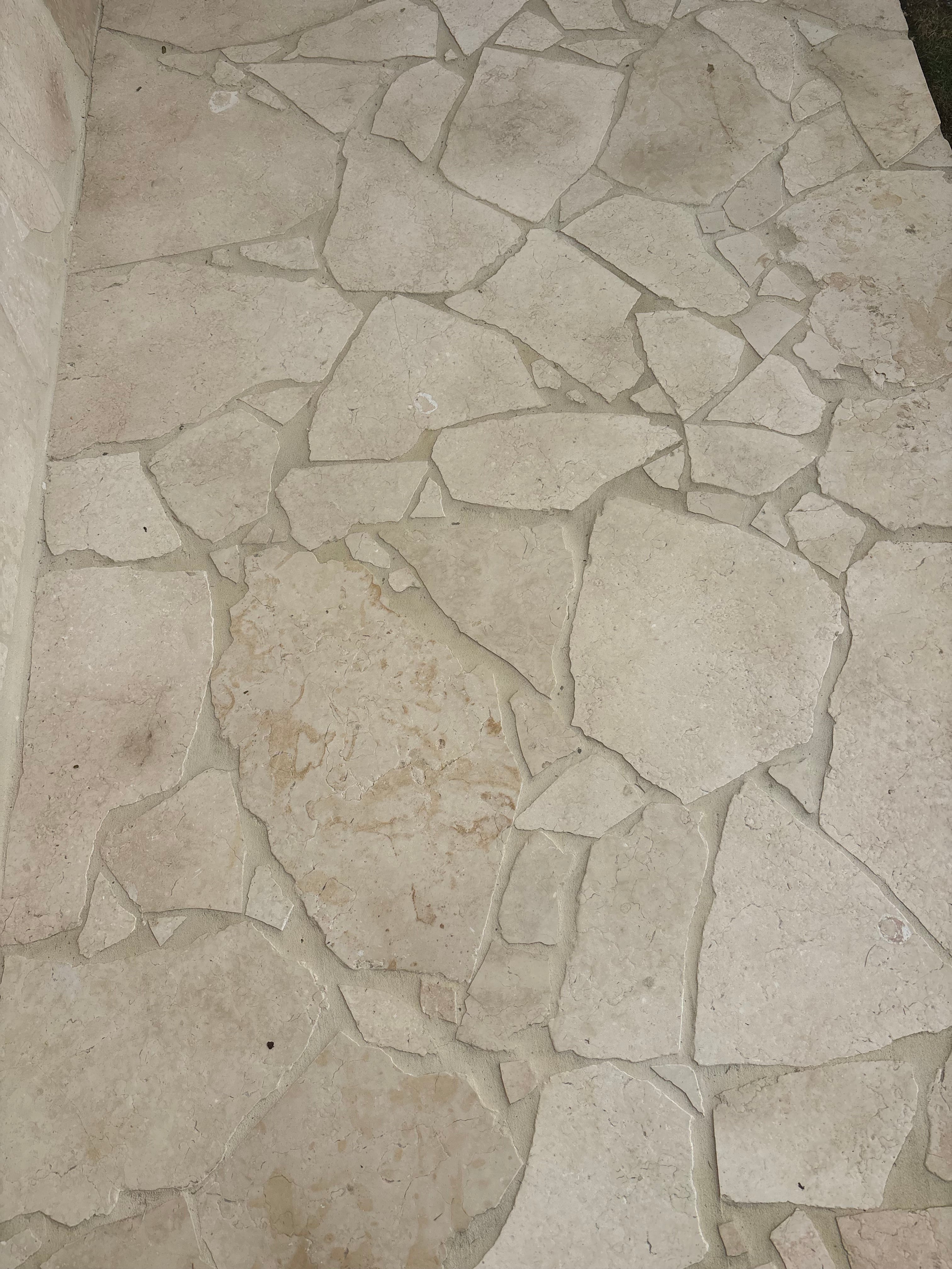 Ancient Galala Limestone Crazy Paver Brushed and Tumbled