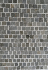 Mesh Backing Cobblestone Pavers - Grey Mix