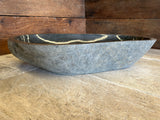 Handmade Natural Oval River Stone Bathroom Basin - RXXL 231002