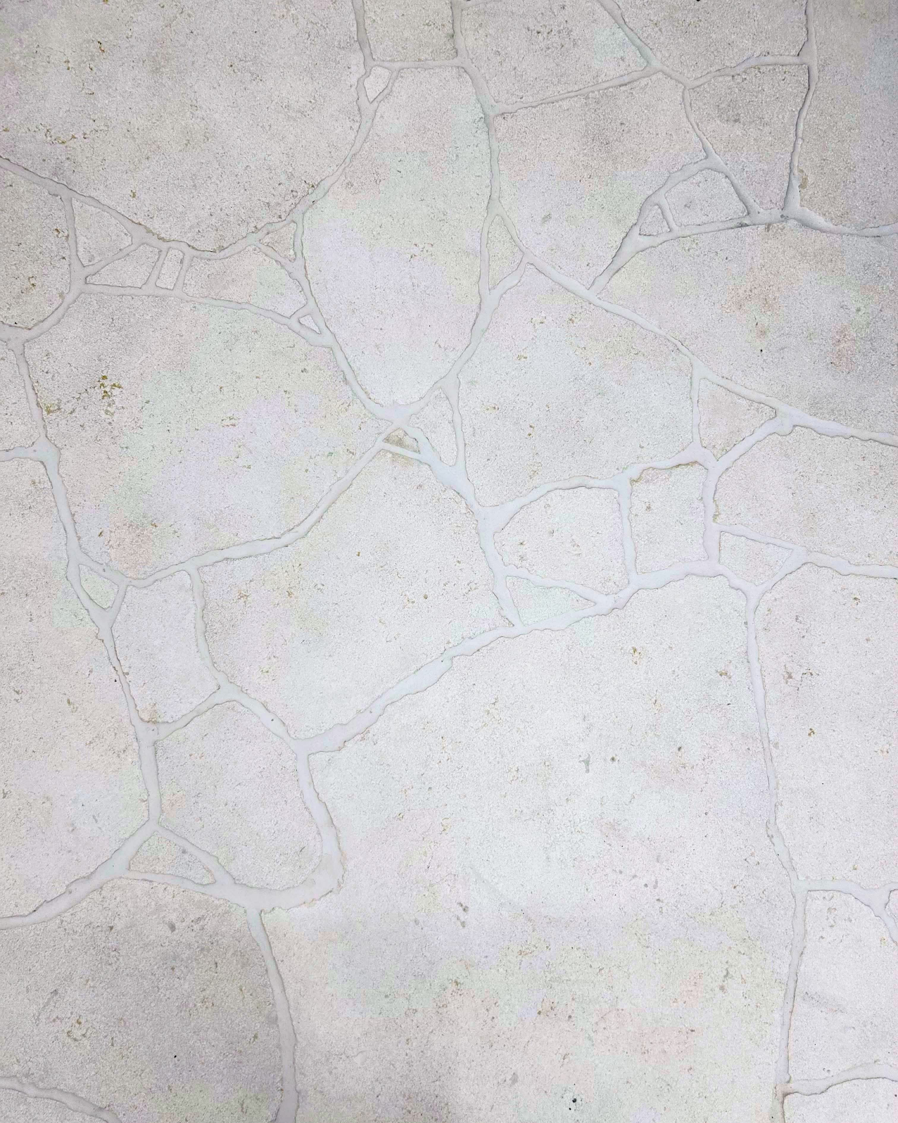 Crema Light Limestone Crazy Paver Sandblasted
