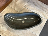 Handmade Natural Oval River Stone Bathroom Basin - RXXL 231008
