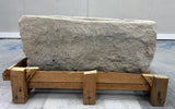 Hand Chiselled Limestone Planter Pot - 240924 - 61x38x27cm
