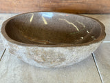 Handmade Natural Oval River Stone  Bathroom Basin Moon Spec - RM2306172