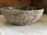 Handmade Natural Oval River Stone Bathroom Basin - RS2306051
