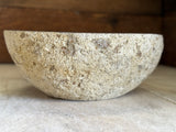 Handmade Natural Oval River Stone Bathroom Basin - RS2306066