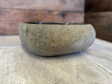 Handmade Natural Oval River Stone Bathroom Basin - RS2306070