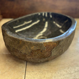 Handmade Natural Oval River Stone Bathroom Basin - RM2306181