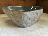 Handmade Natural Oval River Stone Bathroom Basin - RM2306055