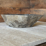 Handmade Natural Oval River Stone Bathroom Basin - RL2306010
