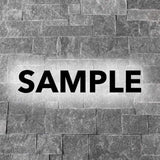 SAMPLE - Natural Stacked Stone Wall Cladding Panels - Galaxy Black Montage