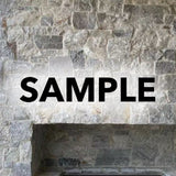 SAMPLE - Natural Stone Wall Cladding Free Form - Loose - Grey Limestone Castle Series