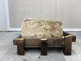 Hand Chiselled Limestone Planter Pot - 250002 - 40x36x25cm