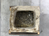 Hand Chiselled Limestone Planter Pot - 250002 - 40x36x25cm