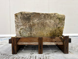 Hand Chiselled Limestone Planter Pot - 240909 - 63x44x40cm