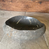 Handmade Natural Oval River Stone  Bathroom Basin  RVS2310095