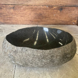 Handmade Natural Oval River Stone  Bathroom Basin  RVS2310006