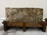Hand Chiselled Limestone Planter Pot - 240913 - 84x55x40cm